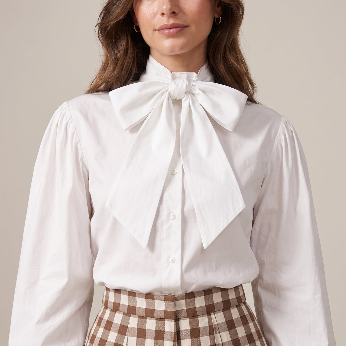 The Bow Tie Shirt — White