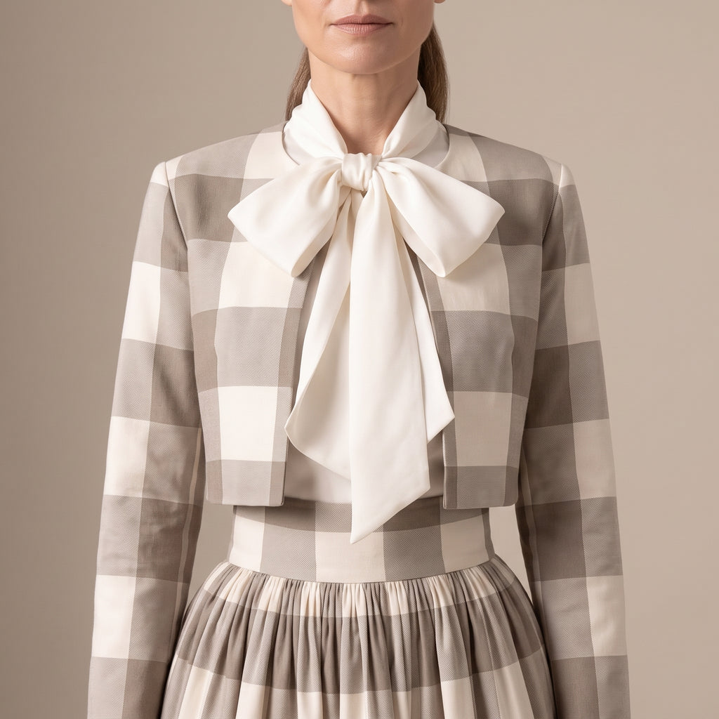The Dinner Jacket — Beige Check