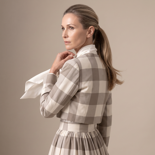 The Dinner Jacket — Beige Check