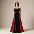 The Bow Dress in Red Stewart Tartan — Mrs. Francoise Holidays 2026