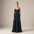 The Candlelight Dress in Blue & Green Scottish Tartan — Mrs. Francoise Holidays 2026
