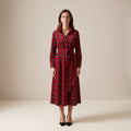 The Heritage Dress in Red Stewart Tartan — Mrs. Francoise Holidays 2026