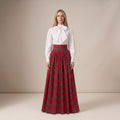 The Holidays Ball Skirt in Red Stewart Tartan — Mrs. Francoise Holidays 2026