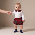 Little Bloomers in Red Stewart Tartan — Mrs. Francoise Holidays 2026