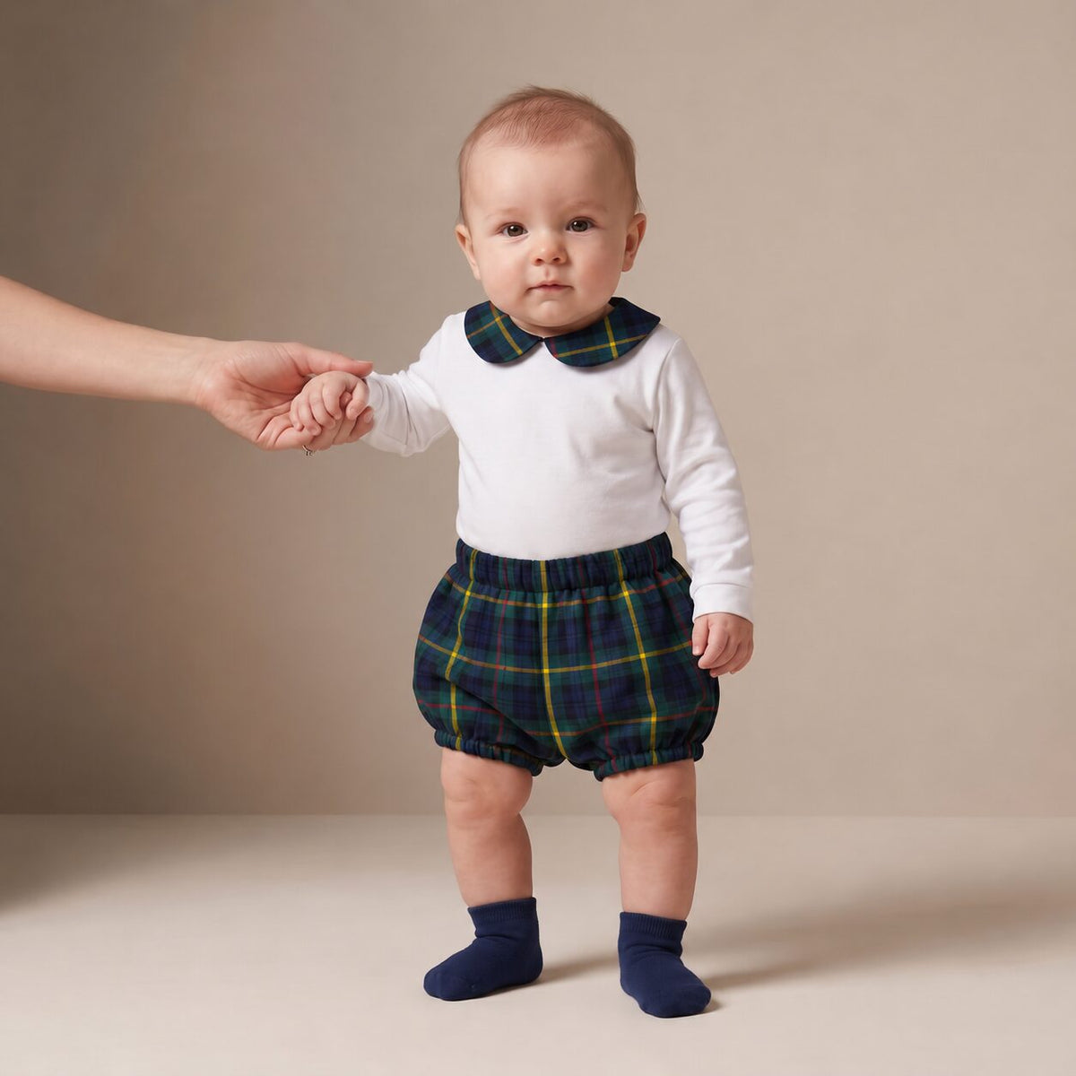 Little Bloomers in Red Stewart Tartan — Mrs. Francoise Holidays 2026