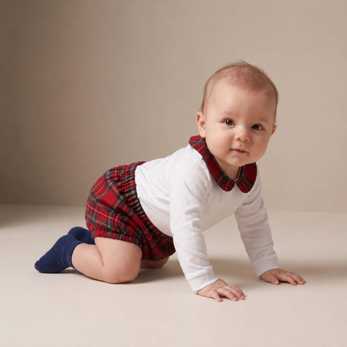 Little Bloomers in Red Stewart Tartan — Mrs. Francoise Holidays 2026