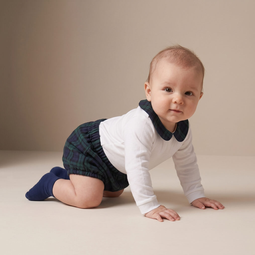 Little Bloomers in Red Stewart Tartan — Mrs. Francoise Holidays 2026