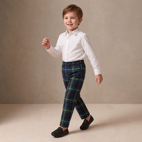 Little Boy Trousers in Red Stewart Tartan — Mrs. Francoise Holidays 2026