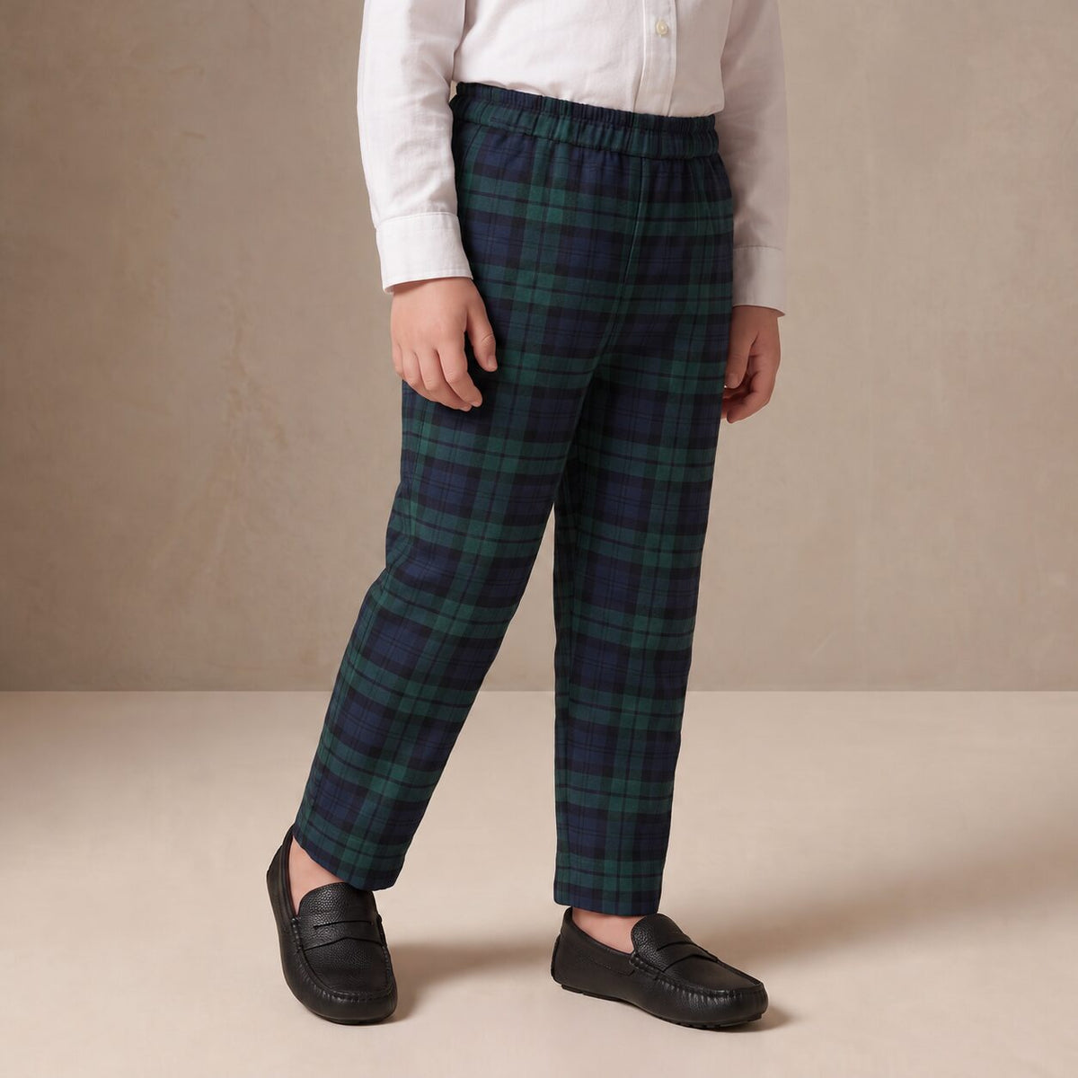 Little Boy Trousers in Red Stewart Tartan — Mrs. Francoise Holidays 2026