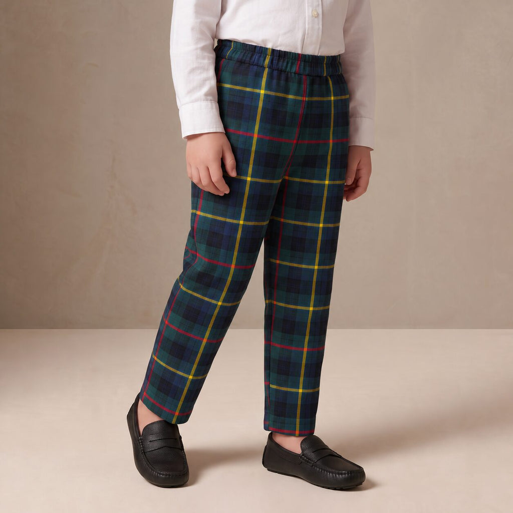 Little Boy Trousers in Red Stewart Tartan — Mrs. Francoise Holidays 2026