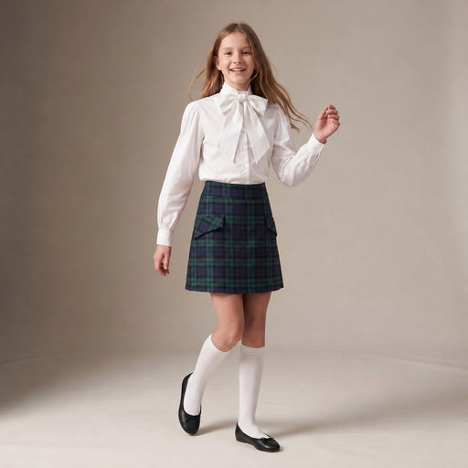 Little Classic Skirt in Red Stewart Tartan — Mrs. Francoise Holidays 2026