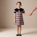 Little Italian Dress in Red Stewart Tartan — Mrs. Francoise Holidays 2026